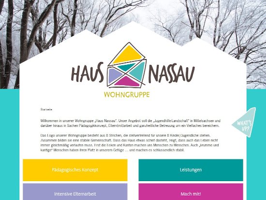Programmierung für die Wohngruppe Haus Nassau | Webdesign Erzgebirge