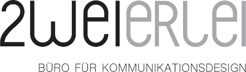 Logo 2weierlei - Büro für Kommunikationsdesign